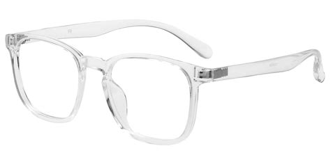 Dusk Classic Square Prescription Glasses Clear Womens Eyeglasses