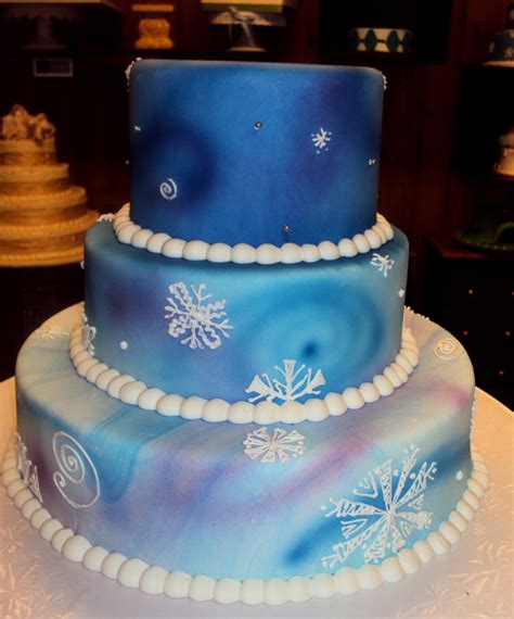 Winter Birthday Cake