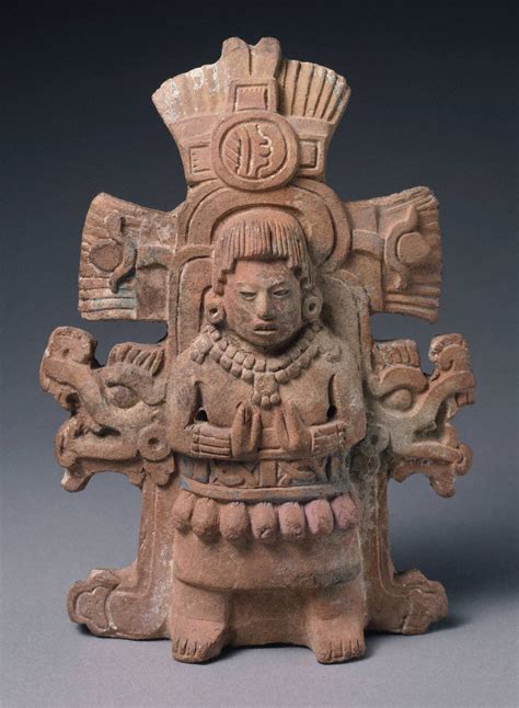 Maya Rattle Depicting A Goddess Ad Late Classic Maya Shared