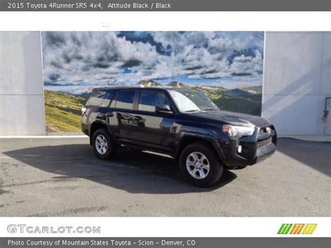 Attitude Black 2015 Toyota 4runner Sr5 4x4 Black Interior