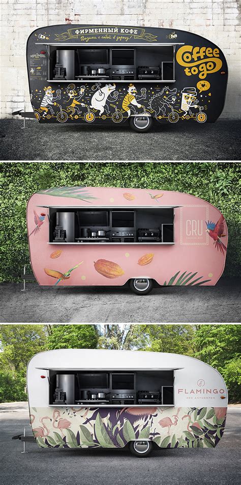 Maybe you would like to learn more about one of these? Food Truck Vol.2. PSD Mockup in 2020 (With images) | Food ...
