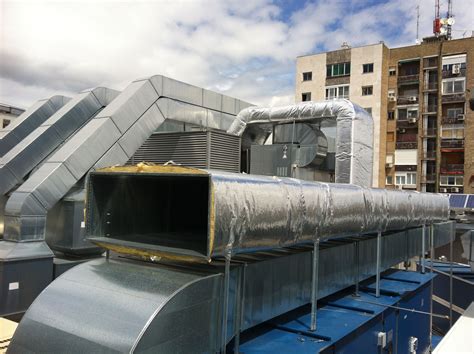 Conductos Climatizacion Cubierta Ducted Air Conditioning Duct Work