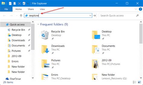 How To Open Windows 10 Explorer From Cmd