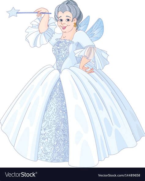 Download Fairy godmother vector image on