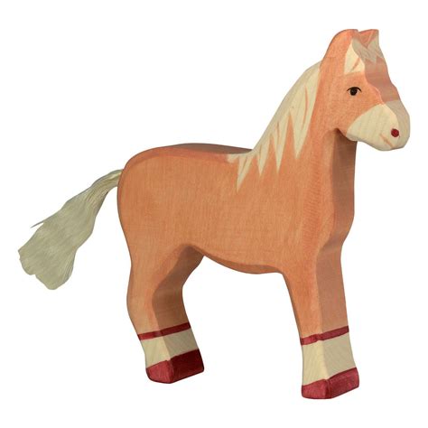 Wooden Horse Figurine Brown Holztiger Toys And Hobbies Children