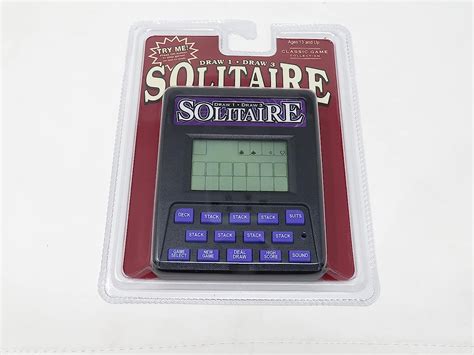 Solitaire Handheld Electronic Game Classic Collection Draw Max 51 Off