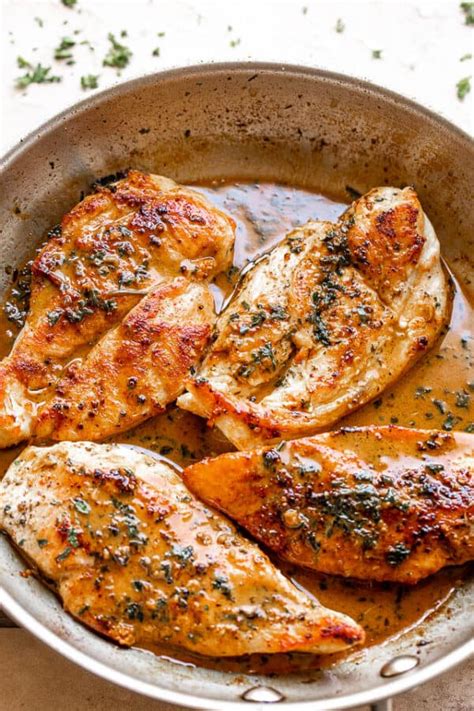 Garlic Butter Pan Fried Chicken Breasts Recipe Diethood