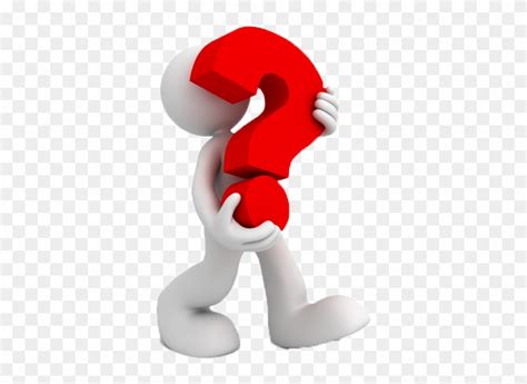 What Does It Look Like Question 3d Man Free Transparent Png Clipart