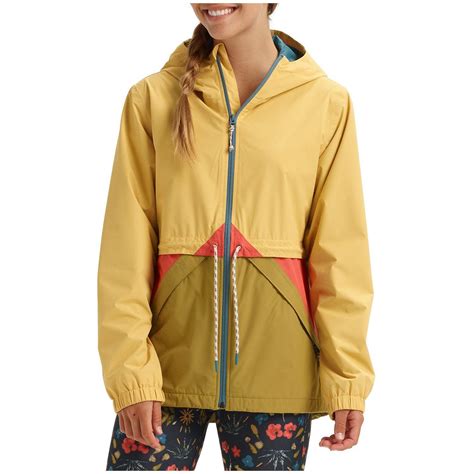 Womens Burton Narraway Rain Jacket 2019 X Large Yellow Rain Jacket