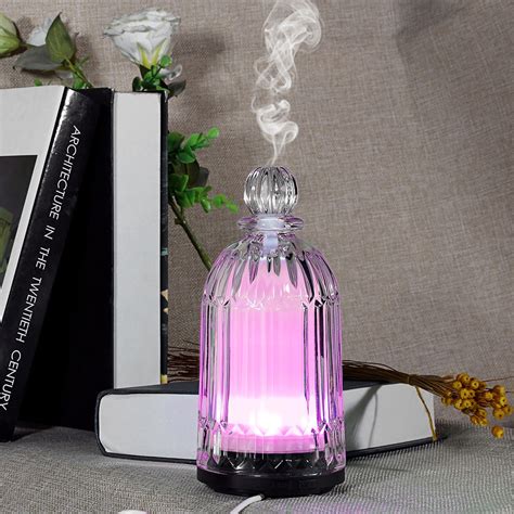 Fimei 120ml Air Humidifier Essential Oil Diffuser Aroma Lamp Aromatherapy Electric Glass Aroma