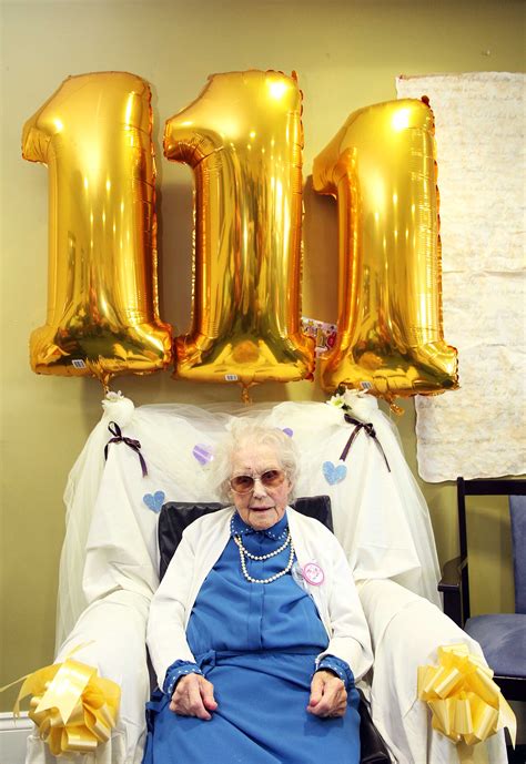 111 Year Old Women Celebrates Birthday