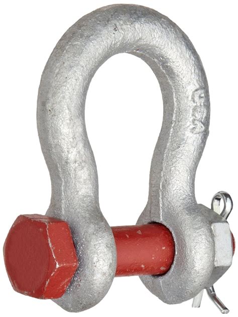 Crosby Carbon Steel G Bolt Type Anchor Shackle Galvanized Ton Working Load