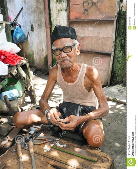 Old Indonesian Man Editorial Stock Image Image Of Traditional 82580199
