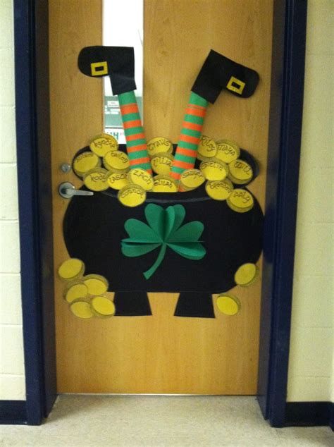 Happy St. Patrick's day class door | School | Pinterest | Classroom