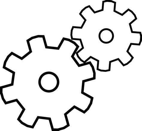 Gears Coloring Page Coloring Pages