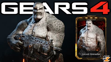Gears Of War 4 Locust Grenadier Character Multiplayer Gameplay
