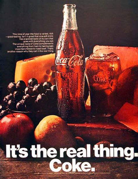 Its The Real Thing Coca Cola Ads Fonts In Use