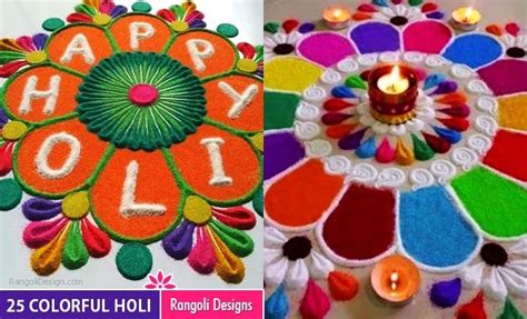 25 Enthralling Holi Rangoli Designs To Make Your Homes More Colourful