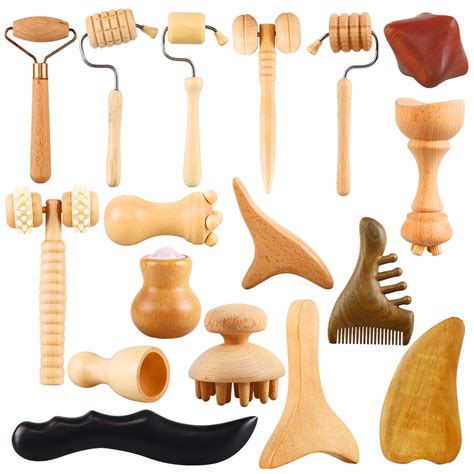 Anti Cellulite Wooden Massagers Columbian Wood Therapy Tools Roller Wood Therapy Tools Set Buy