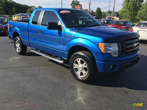 2010 Ford F150 Stx Supercab 4x4 In Blue Flame Metallic Photo 33