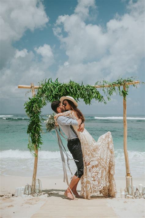 Weddings on the beach in south texas made easy. Ideas for RAW WOOD Wedding Ceremony Arches - Style Motivation