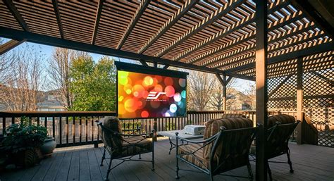 Best Outdoor Projector Screens In 2020 What To Watch