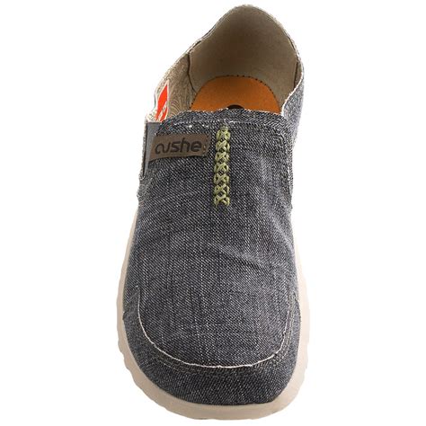 If your leather shoes feel like they're baking your feet, canvas shoes are the perfect solution to all your shoe woes. Cushe Canvas Slipper Shoes (For Men) 8477K - Save 54%