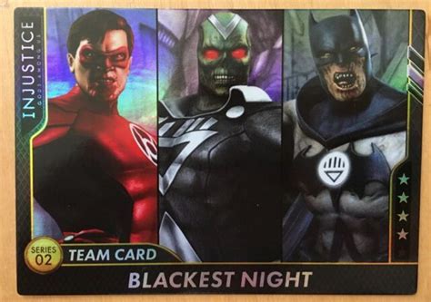 Injustice Gods Among Us Arcade Card 110 “blackest Night Ultra Rare 3