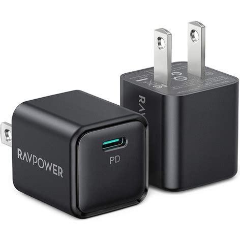 Iphone 12 Charger 2 Pack 20w Usb C Pd Wall Charger Ravpower
