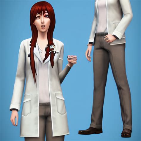 Prompthunt Sims 4 Game Key Visual Art Render Of A Makise Kurisu From