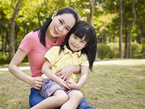 Portrait Of Asian Mother And Babe Stock Photo By Imtmphoto