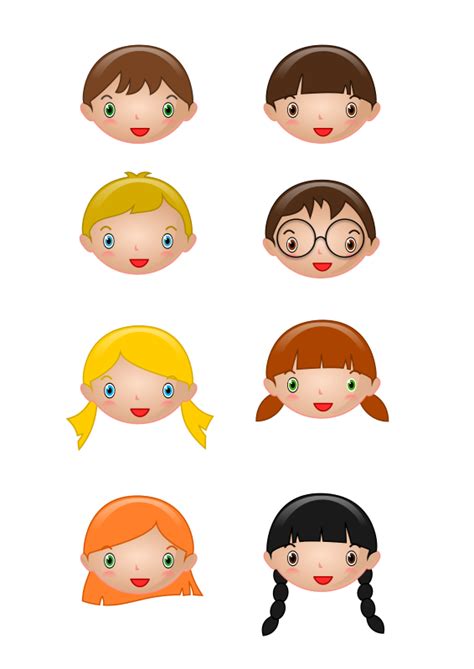 Head Kids Cartoon Clipart 20 Free Cliparts Download Images On