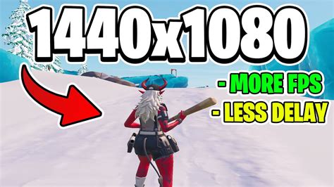 Best Stretched Resolution Of All Time 1440x1080 In Fortnite Chapter 4