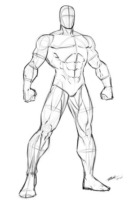 Superhero Pose Tough Guy By Robertmarzullo On Deviantart Drawing