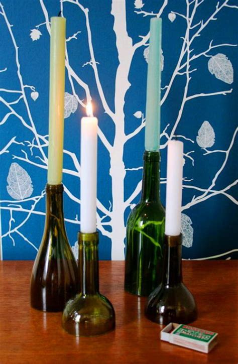 Perhaps you sipped wine from this. 80+ Homemade Wine Bottle Crafts - Hative