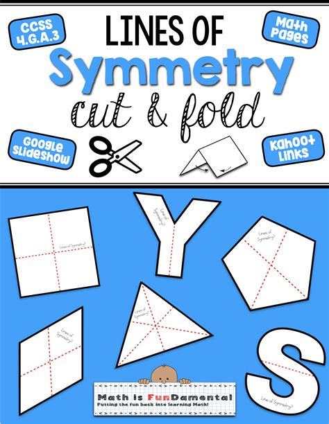 Lines Of Symmetry Cut And Fold Figures Geometry 4ga3 Symmetry