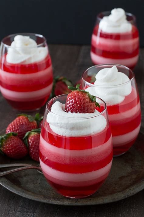 The united states customary cup holds 8 fluid ounces. Strawberry Jello Cups - fun Valentine's dessert!