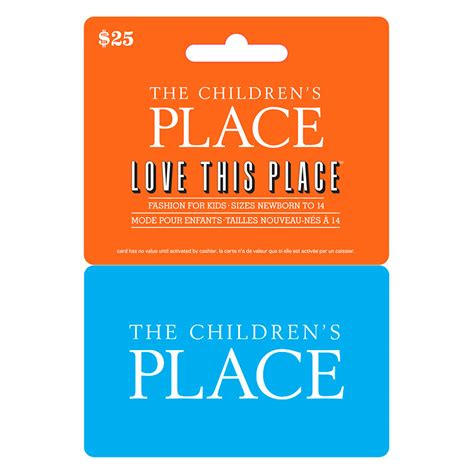 Check spelling or type a new query. The Children's Place Gift Card - $25 | London Drugs
