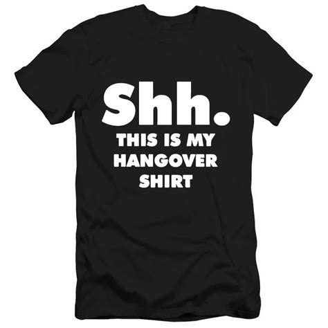 This Is My Hangover Shirt Funny Creative Letter Printed Mens Men T Shirt Tshirt 2017 New Short