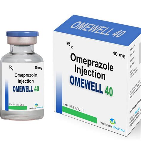 Wellona Pharma Omewell 40 Omeprazole Injection Rs 40 Pack Id