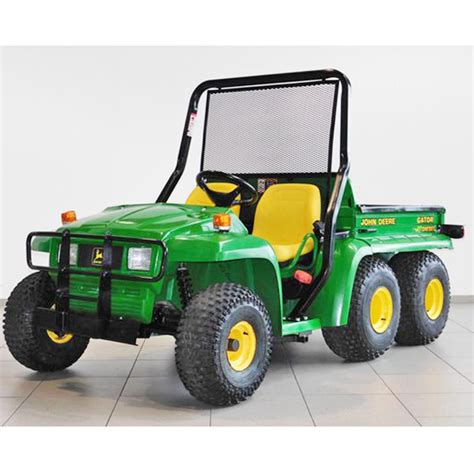It has a customized tubular supporting frame. ROPS (Roll Over Protective Structure) for John Deere Gator