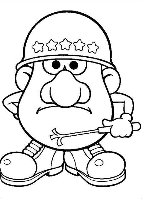 Parts of a school counselor. Kids-n-fun.com | 57 coloring pages of Mr. Potato Head