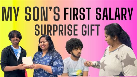 Thawin's First Salary Surprise | Sainthavi's Lexus Car Key Handover