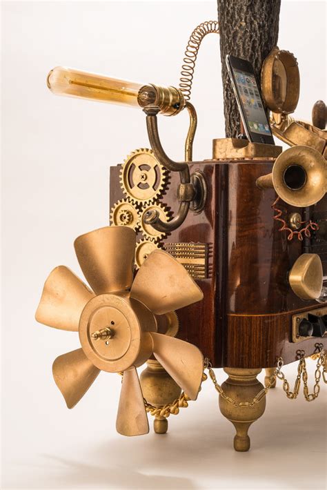 This Steampunk Gramophone Smartphone Dock Will Take You Back In Time