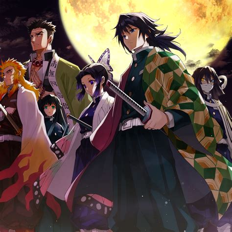 Received an anime adaptation that ran from april 6th to september 28th, 2019, produced by ufotable, under the name of blade of demon destruction or demon slayer: 2932x2932 Demon Slayer Kimetsu no Yaiba 4K Characters Ipad ...