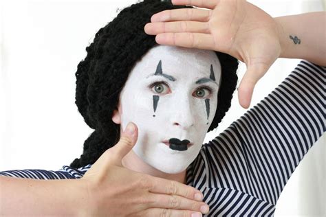Week Of Fifty Two The Mime Mime Face Paint Face Painting Paint Shop Human Clowns