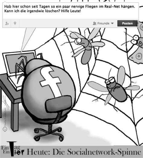 Lieber eine taube am dach als eine blinde im bett. Die Socialnetwork-Spinne von Mistviech | Medien & Kultur ...