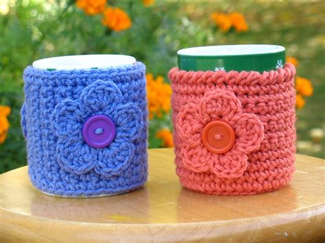 Cup Cozy/ Mug Cozy/ Crochet Travel Mug Holder/ Coaster Mug | Etsy