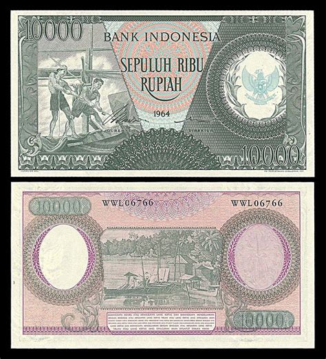 Foreign exchange rate updated 14/01/2021 according to the un data. INDONESIA 10,000 rupiah 1964 | Golden Rule Enterprises Coins