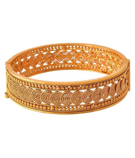 Gold Plated Openable Thick And Heavy Western Imported Kada Women And Girls